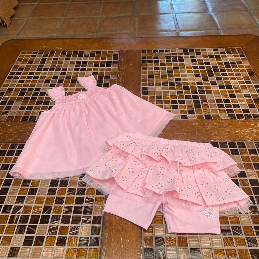First Impressions Eyelet Baby Girl Set - Picture 9 of 9